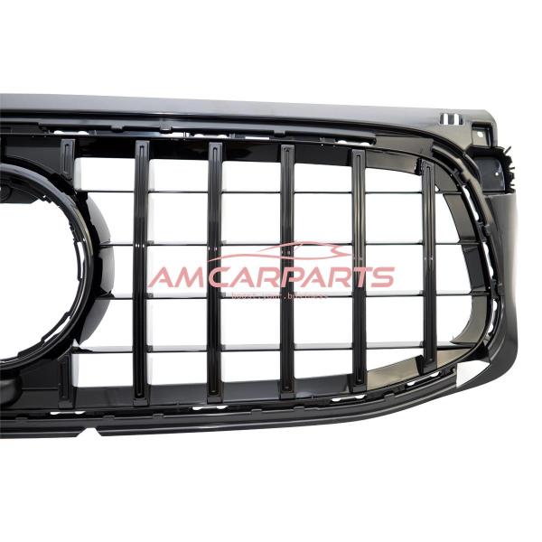 Upgrade Design Kühlergrill / Sportgrill für Mercedes GLB (X247) 19+ Hochglanz schwarz
