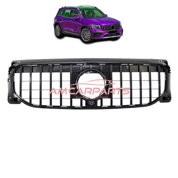Upgrade Design Kühlergrill / Sportgrill für Mercedes GLB (X247) 19+ Hochglanz schwarz