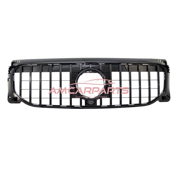 Upgrade Design Kühlergrill / Sportgrill für Mercedes GLB (X247) 19+ Hochglanz schwarz