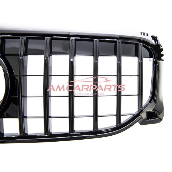 Upgrade Design Kühlergrill / Sportgrill für Mercedes GLB (X247) 19+ Hochglanz schwarz