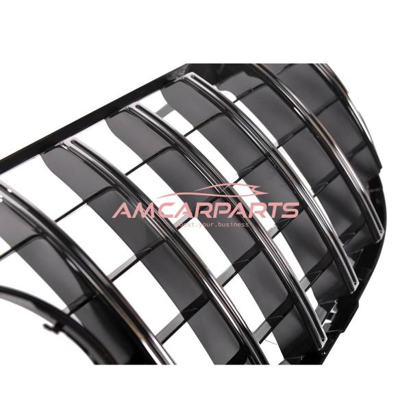 Upgrade Design Kühlergrill / Sportgrill für Mercedes GLC (X253) / GLC (C253) 15-19 Hochglanz schwarz / chrom