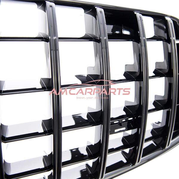 Upgrade Design Kühlergrill / Sportgrill für Mercedes GLC (X253) / GLC (C253) Facelift 19-22 Hochglanz schwarz