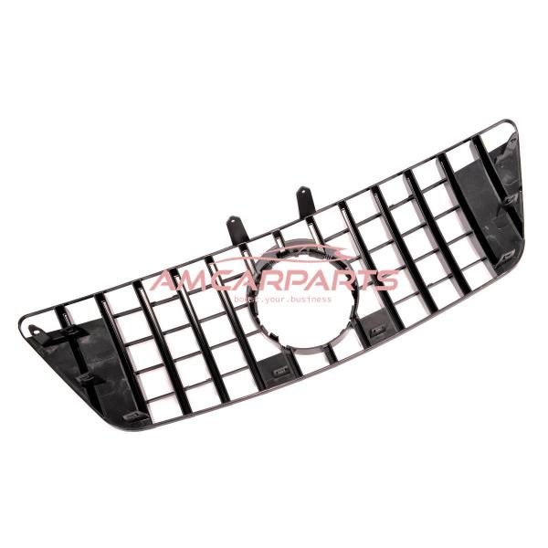 Upgrade Design Kühlergrill / Sportgrill für Mercedes ML-Klasse / M-Klasse W164 Facelift 08-11 Hochglanz schwarz / chrom