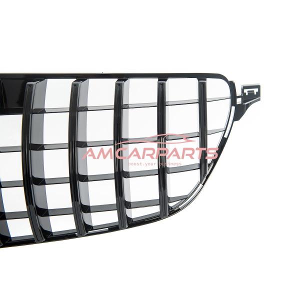 Upgrade Design Kühlergrill / Sportgrill für Mercedes GLE (W166) 15-18 Hochglanz schwarz