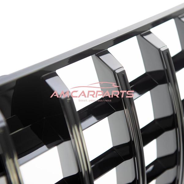 Upgrade Design Kühlergrill / Sportgrill für Mercedes GLE (W166) 15-18 Hochglanz schwarz
