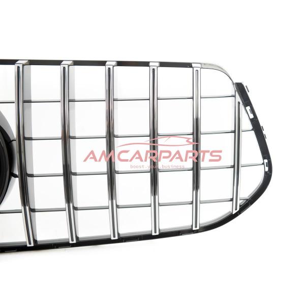 Upgrade Design Kühlergrill / Sportgrill passend für Mercedes Benz GLE W167 / C167 18+ Hochglanz schwarz / chrom