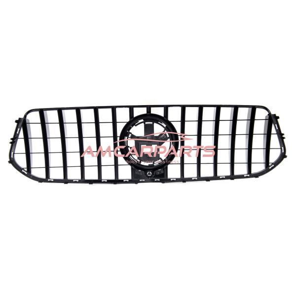 Upgrade Design Kühlergrill / Sportgrill passend für Mercedes Benz GLE W167 / C167 18+ Hochglanz schwarz