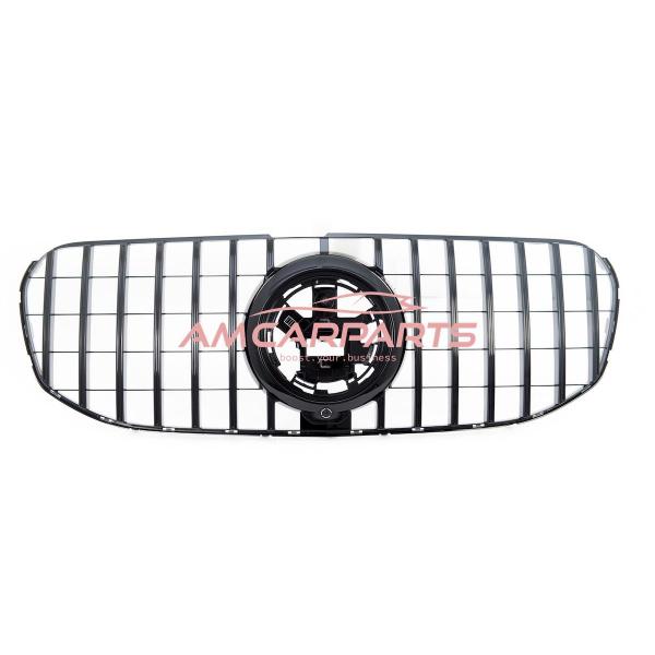 Upgrade Design Kühlergrill / Sportgrill für Mercedes GLS (X167) 18+ Hochglanz schwarz