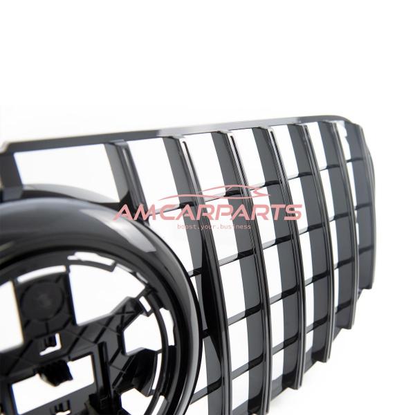 Upgrade Design Kühlergrill / Sportgrill für Mercedes GLS (X167) 18+ Hochglanz schwarz