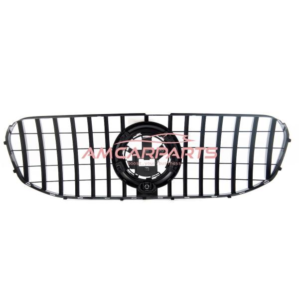 Upgrade Design Kühlergrill / Sportgrill für Mercedes GLS (X167) 18+ Hochglanz schwarz