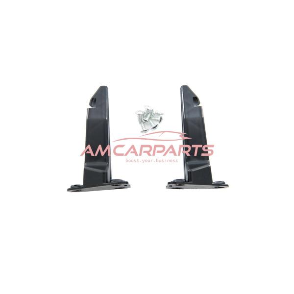 Upgrade Design Kühlergrill / Sportgrill passend für Mercedes Benz CLA C118 / X118 19+ Matt schwarz / Matt silber