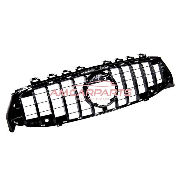 Upgrade Design Kühlergrill / Sportgrill passend für Mercedes Benz CLA C118 / X118 19+ Hochglanz schwarz