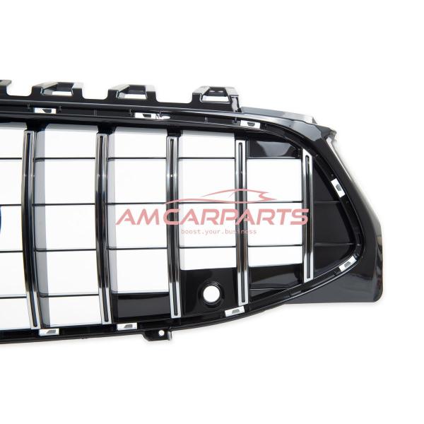 Upgrade Design Kühlergrill / Sportgrill passend für Mercedes Benz CLA C118 / X118 19+ Hochglanz schwarz / chrom