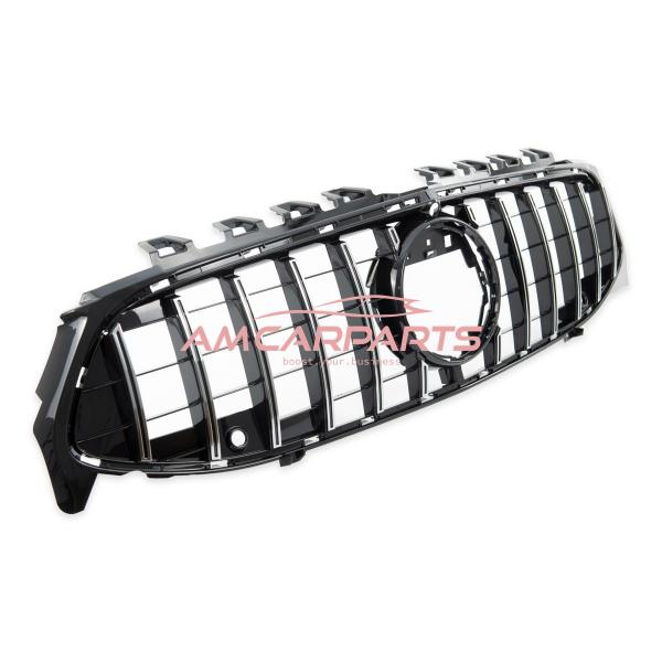 Upgrade Design Kühlergrill / Sportgrill passend für Mercedes Benz CLA C118 / X118 19+ Hochglanz schwarz / chrom