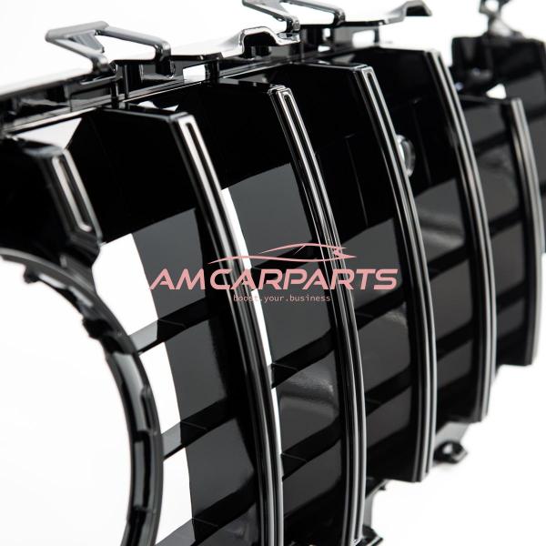 Upgrade Design Kühlergrill / Sportgrill für Mercedes CLS (C257) 18+ Hochglanz schwarz
