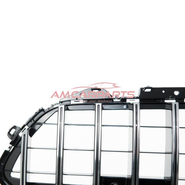 Upgrade Design Kühlergrill / Sportgrill für Mercedes CLS (C257) 18+ Hochglanz schwarz / chrom