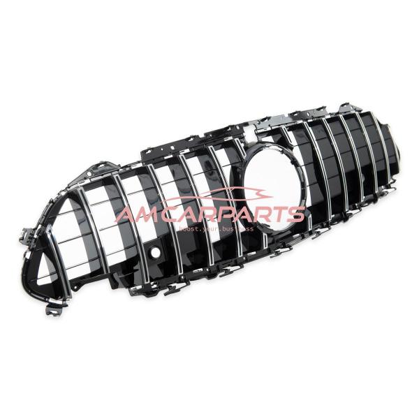 Upgrade Design Kühlergrill / Sportgrill für Mercedes CLS (C257) 18+ Hochglanz schwarz / chrom