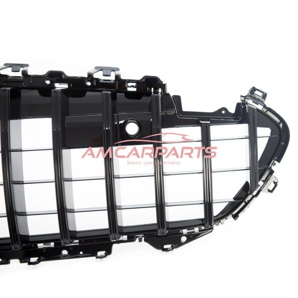 Upgrade Design Kühlergrill / Sportgrill für Mercedes CLS (C257) 18+ Hochglanz schwarz