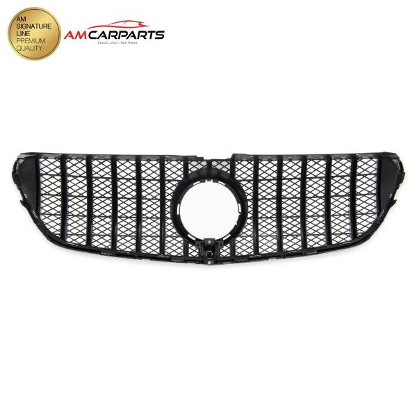 Upgrade Design Kühlergrill / Sportgrill für Mercedes V-Klasse / Vito W447 14-19 Hochglanz schwarz / chrom