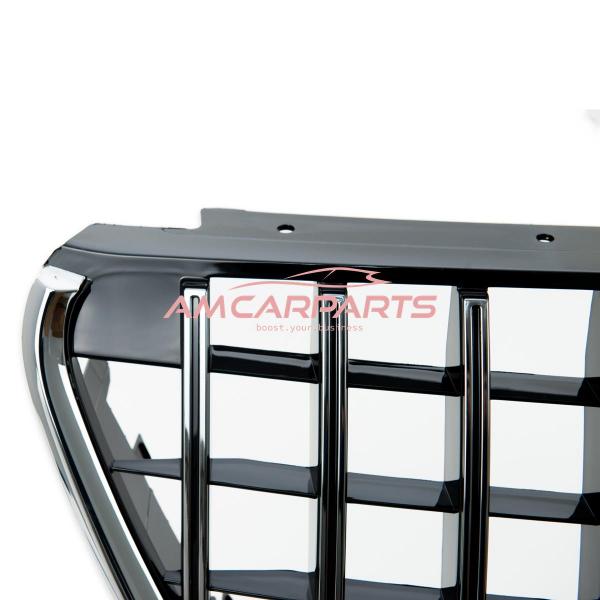 Upgrade Design Kühlergrill / Sportgrill für Mercedes V-Klasse / Vito W447 Vor-Facelift 14-19 Hochglanz schwarz / chrom