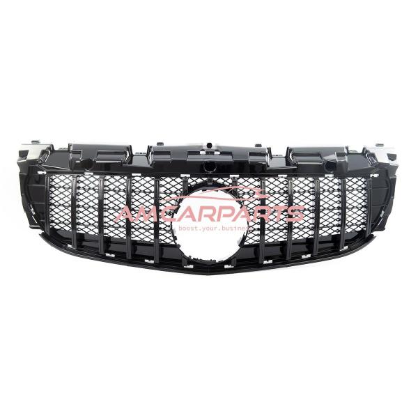 Upgrade Design Kühlergrill / Sportgrill passend für Mercedes Benz SLC R172 Facelift 16-20 Hochglanz schwarz