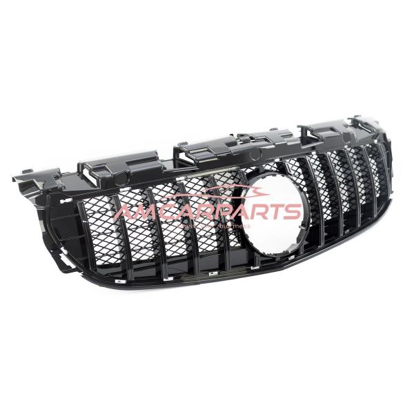 Upgrade Design Kühlergrill / Sportgrill passend für Mercedes Benz SLC R172 Facelift 16-20 Hochglanz schwarz