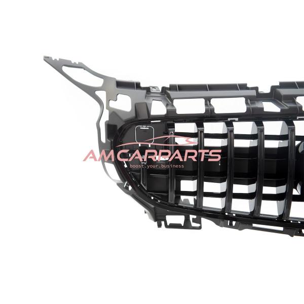 Upgrade Design Kühlergrill / Sportgrill für Mercedes GT (C190) 15-17 Hochglanz schwarz