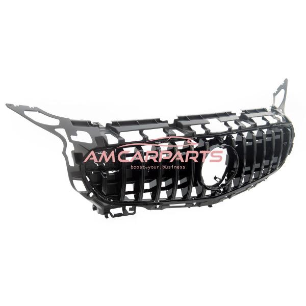 Upgrade Design Kühlergrill / Sportgrill für Mercedes GT (C190) 15-17 Hochglanz schwarz