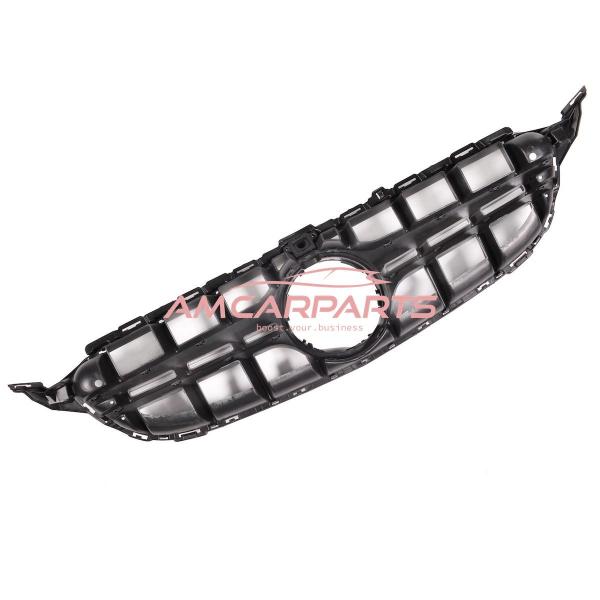 Upgrade Design Kühlergrill / Sportgrill passend für Mercedes Benz C-Klasse W205 / S205 / A205 / C205 Vor-Facelift 14-18 Matt schwarz / Matt silber