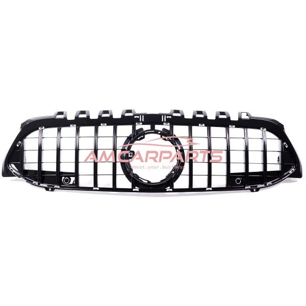 Upgrade Design Kühlergrill / Sportgrill passend für Mercedes Benz A-Klasse V177 / W177 18-22 Hochglanz schwarz