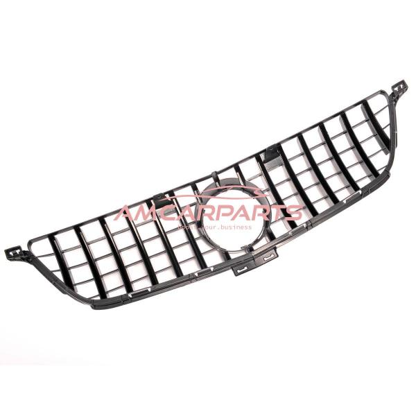 Upgrade Design Kühlergrill / Sportgrill für Mercedes ML-Klasse W166 11-15 Hochglanz schwarz