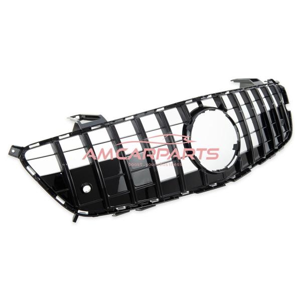 Upgrade Design Kühlergrill / Sportgrill für Mercedes SL (R231) Vor-Facelift 12-15 Hochglanz schwarz