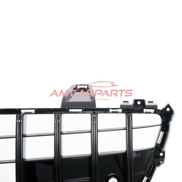 Upgrade Design Kühlergrill / Sportgrill für Mercedes SL (R231) Vor-Facelift 12-15 Hochglanz schwarz