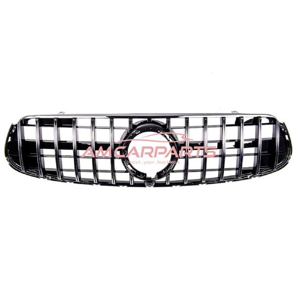 Upgrade Design Kühlergrill / Sportgrill für Mercedes GLC (X253) / GLC (C253) Facelift 19-22 chrom