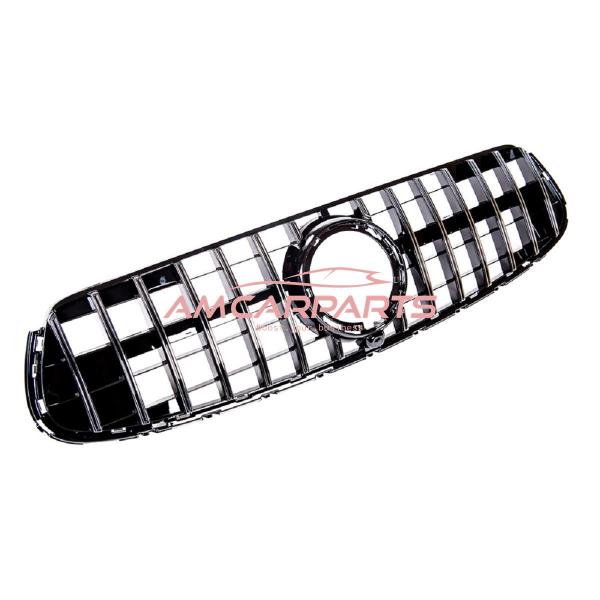 Upgrade Design Kühlergrill / Sportgrill für Mercedes GLC (X253) / GLC (C253) Facelift 19-22 chrom
