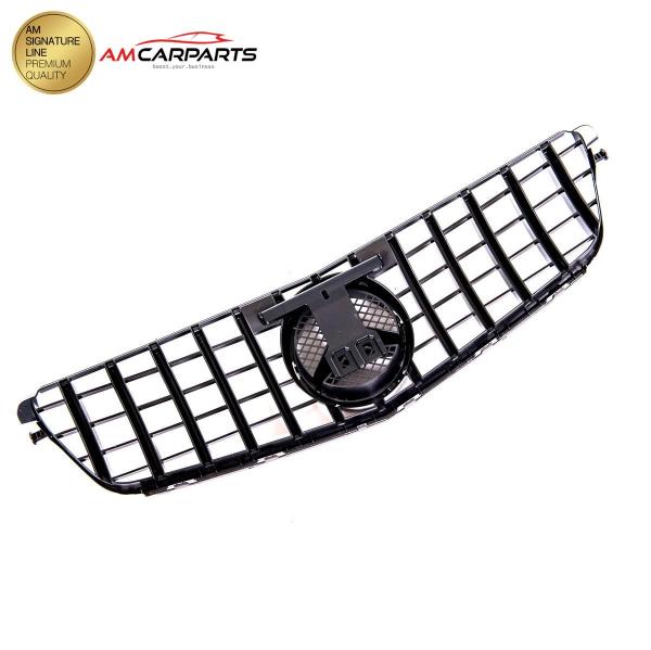 Upgrade Design Kühlergrill / Sportgrill für Mercedes C-Klasse (W204) / C-Klasse (S204) / C-Klasse (C204) 07-15 Hochglanz schwarz