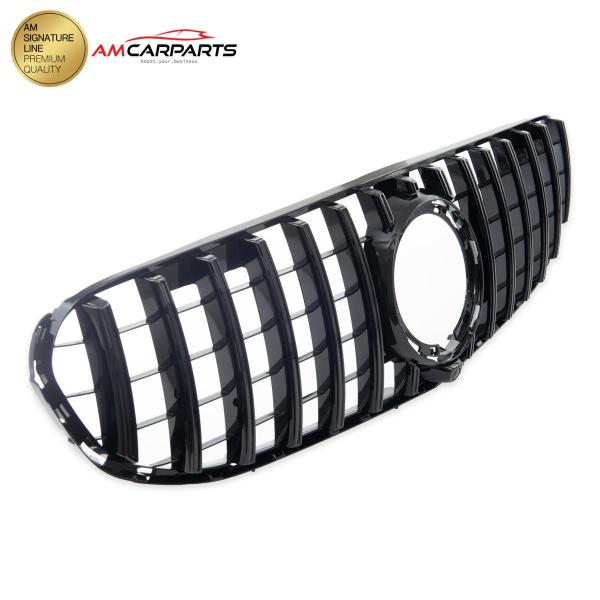 Upgrade Design Kühlergrill / Sportgrill für Mercedes GLC (X253) / GLC (C253) Facelift 20-23 Hochglanz schwarz
