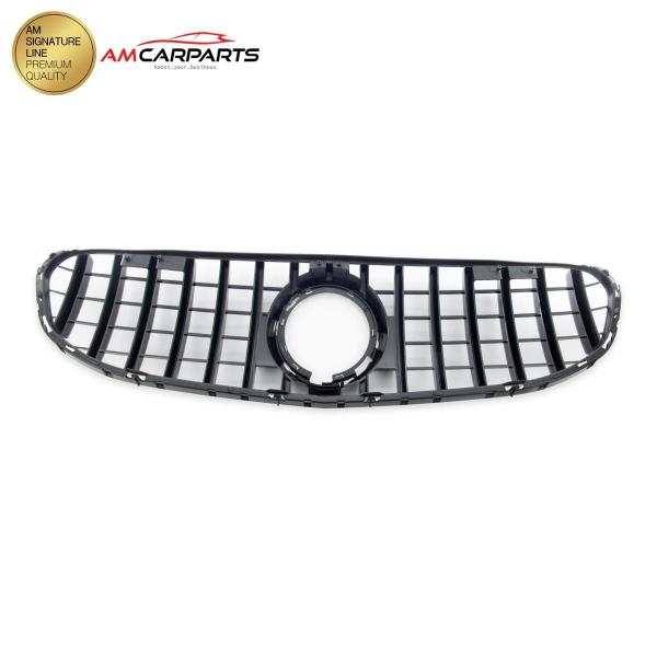Upgrade Design Kühlergrill / Sportgrill für Mercedes GLC (X253) / GLC (C253) Facelift 20-23 Hochglanz schwarz