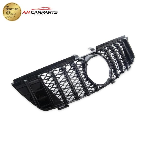 Upgrade Design Kühlergrill / Sportgrill für Mercedes ML-Klasse / M-Klasse W164 05-08 Hochglanz schwarz