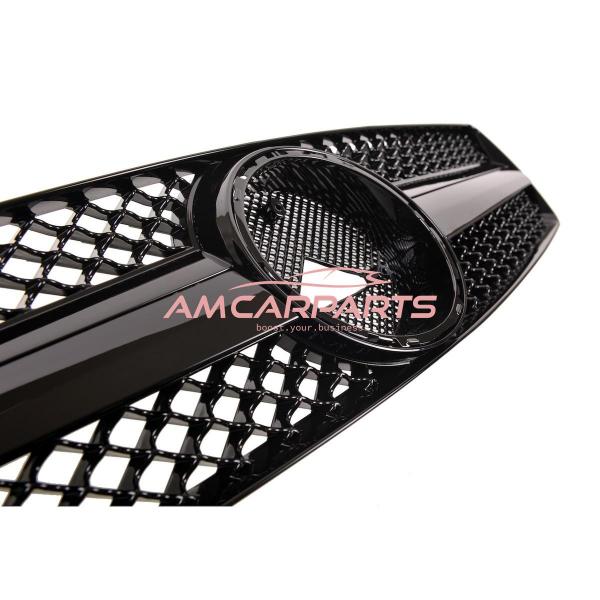 Upgrade Design Kühlergrill / Sportgrill passend für Mercedes Benz SL R129 89-01 Hochglanz schwarz