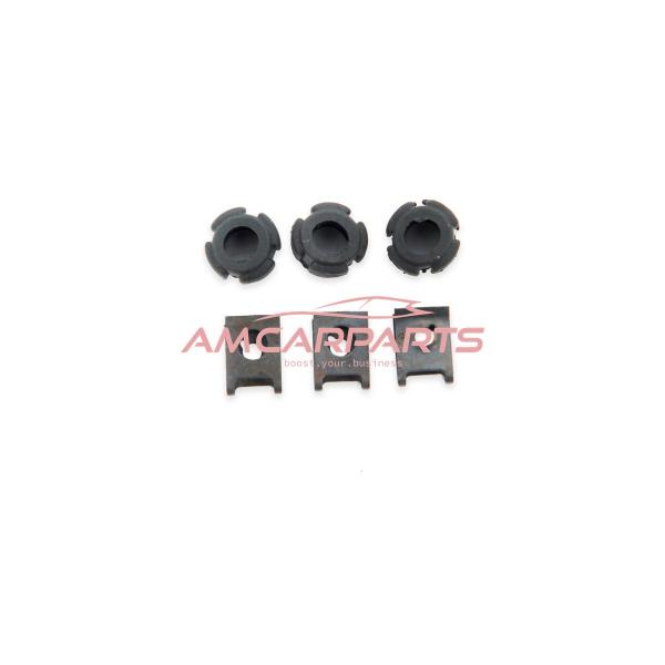 Upgrade Design Kühlergrill / Sportgrill für Mercedes Benz CL-Klasse (C215) 99-06 Hochglanz schwarz / chrom