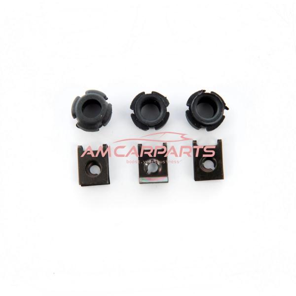 Upgrade Design Kühlergrill / Sportgrill für Mercedes Benz CL-Klasse (C215) 99-06 Hochglanz schwarz