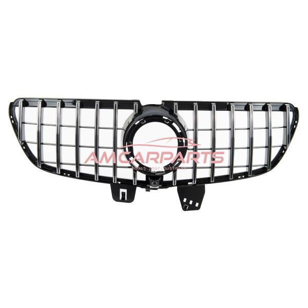Upgrade Design Kühlergrill / Sportgrill für Mercedes V-Klasse / Vito W447 Facelift 19+ Hochglanz schwarz / chrom