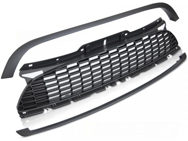 Upgrade Design Sportgrill / Kühlergrill für BMW Mini Cooper R55/R56/R57/R58/R59/R61  06-16 matt schwarz