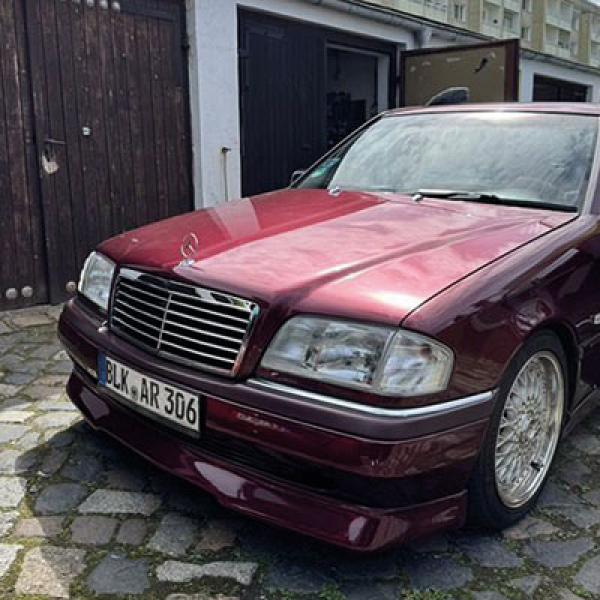 Upgrade Sportgrill / Kühlergrill für Mercedes Benz C-Klasse W202 93-00 chrom