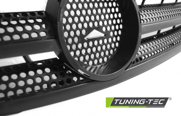 Upgrade Sportgrill / Kühlergrill für Mercedes Benz ML W163 98-05 matt schwarz