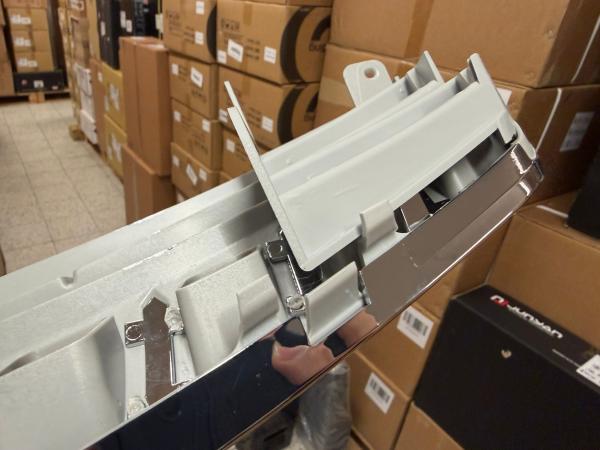 B-Ware - Upgrade Sportgrill / Kühlergrill für Mercedes Benz ML W164 05-08 silber/chrom