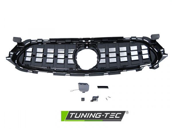 Upgrade Sportgrill / Kühlergrill für Mercedes Benz E-Klasse W213 Mopf. 20-23 schwarz/chrom