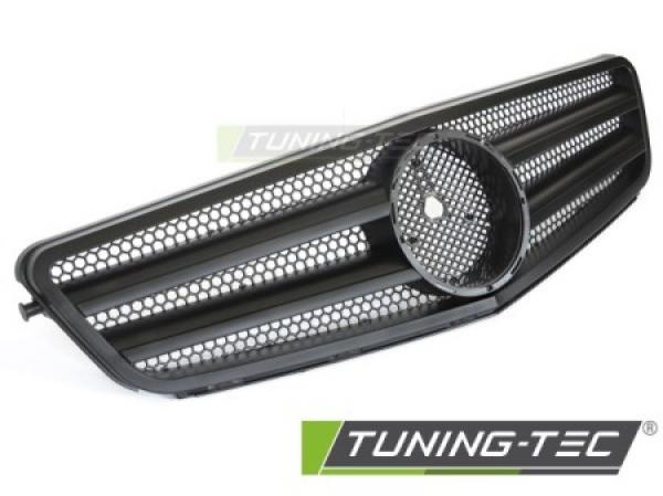 Upgrade Sportgrill / Kühlergrill passend für Mercedes Benz C-Klasse W204 07-14 Matt schwarz