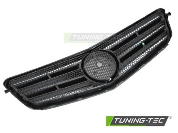 Upgrade Sportgrill / Kühlergrill passend für Mercedes Benz C-Klasse W204 07-14 Matt schwarz
